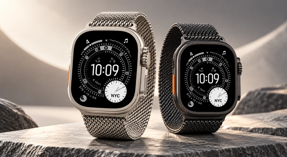Apple Watch Ultra 3 Titanium Milanese Loop Price in Bangladesh